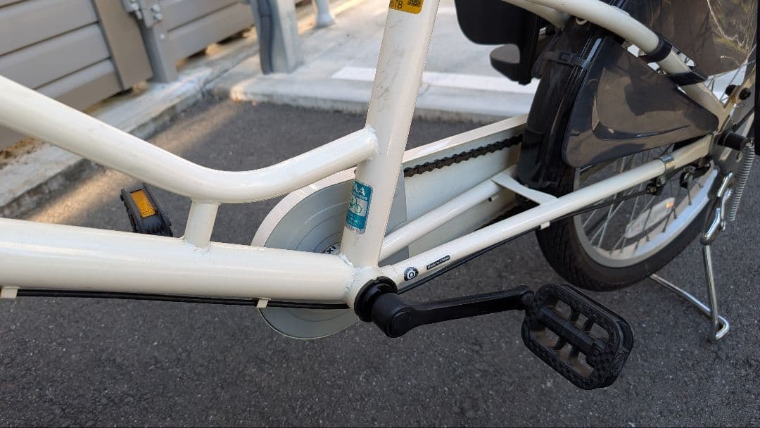 自転車 あさひ 変速機なし チャイルドシート付 Cream Cargo