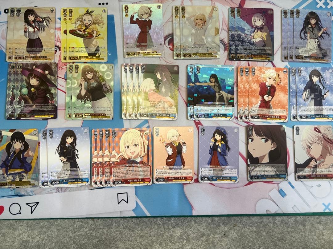 リコリスリコイル　 まとめ売り　デッキ+大量パーツ　ヴァイスシュバルツ　WS