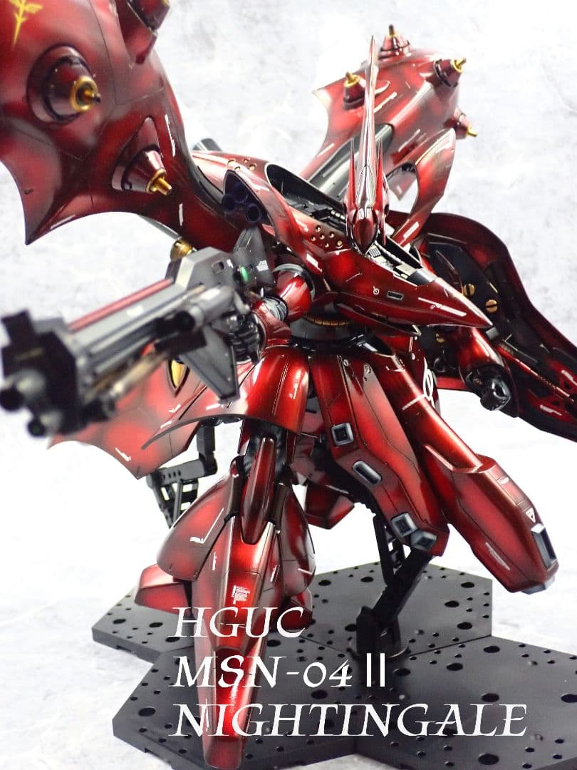 ナイチンゲール 1/144 hguc ガンプラ全塗装 完成品