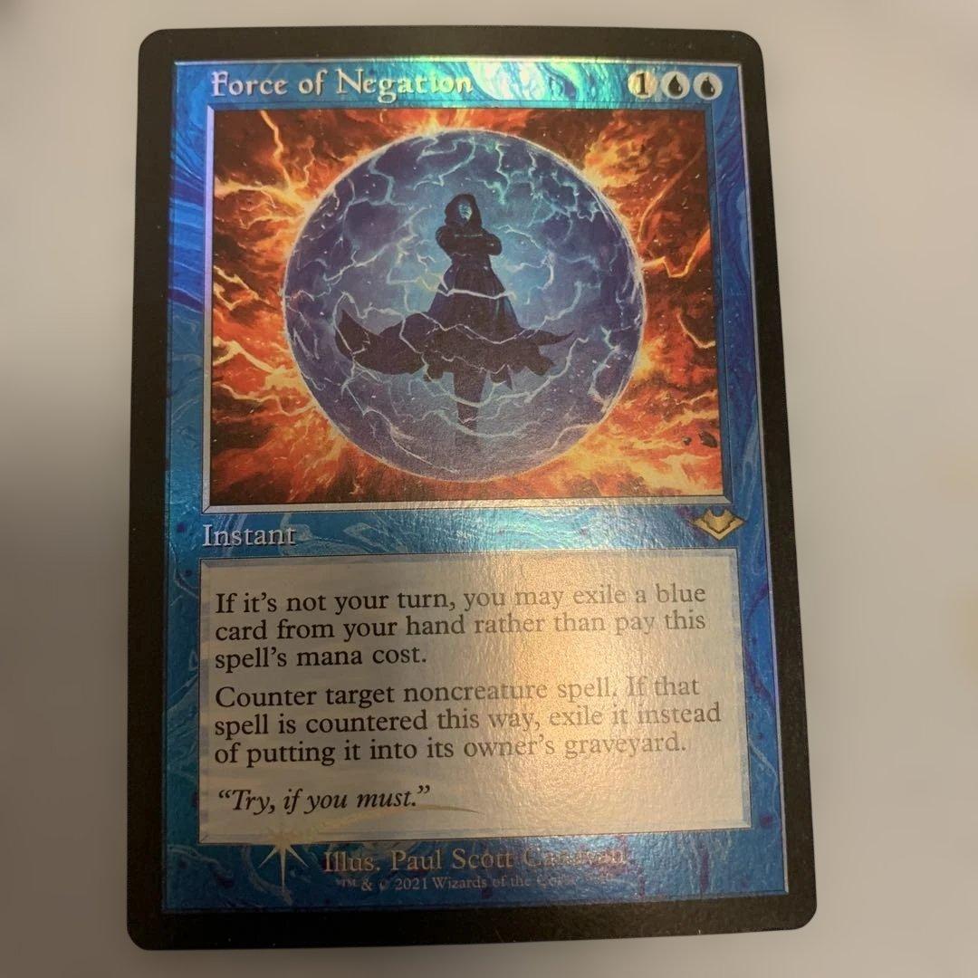 1枚 否定の力 旧枠 foil mtg 英語