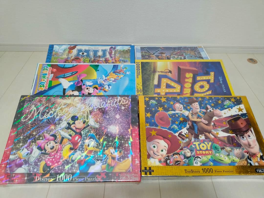 ディズニー ピクサー 1000ピース ジグソーパズル 未開封　8個セット　廃版
