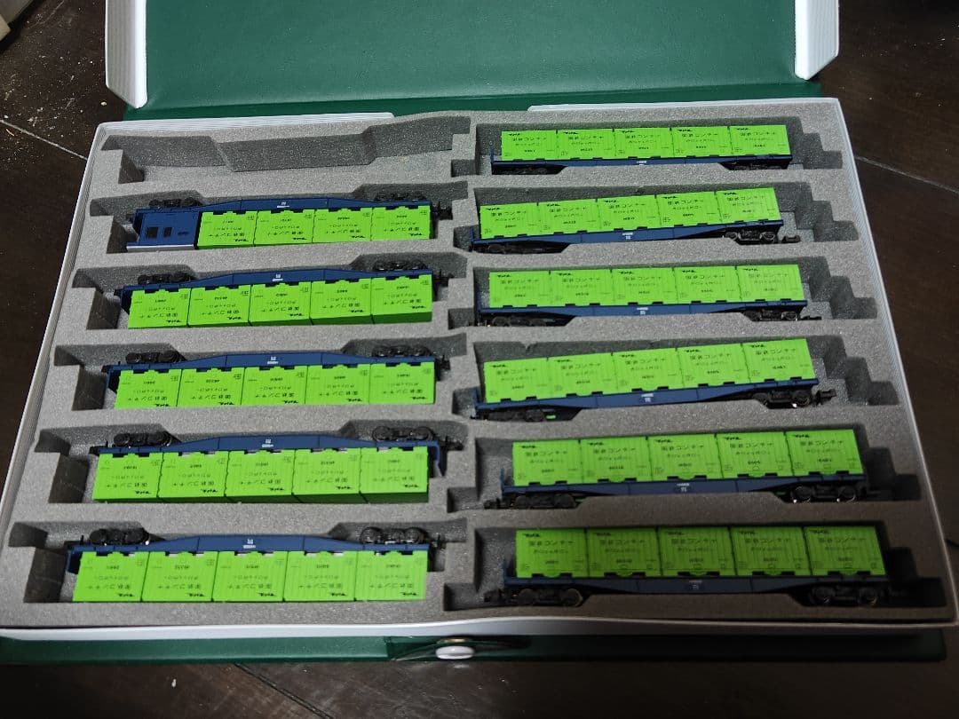 コキ10000・コキフ10000&車両ケースコンテナ貨車12両用