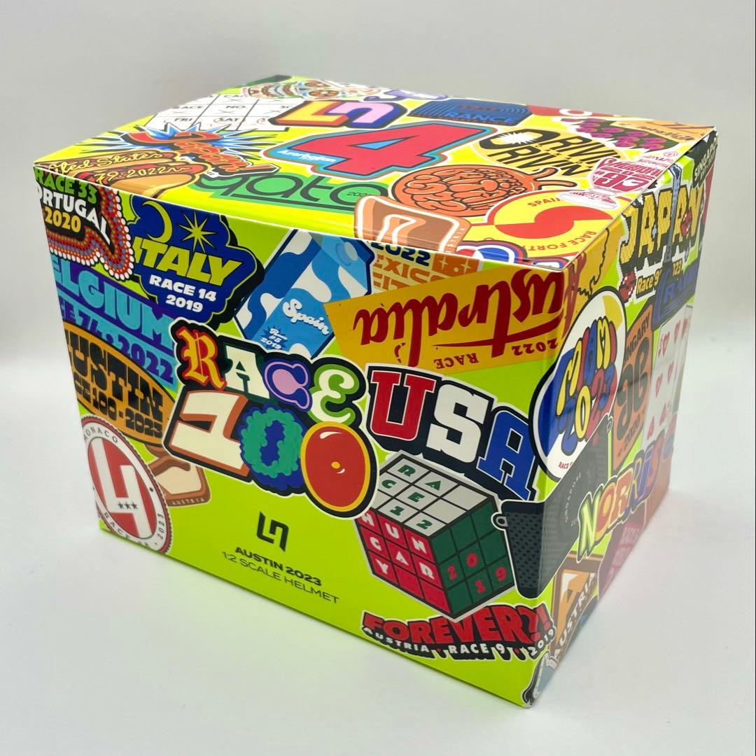 1/2ヘルメット マクラーレンF1 ランド・ノリス 2023年 アメリカGP