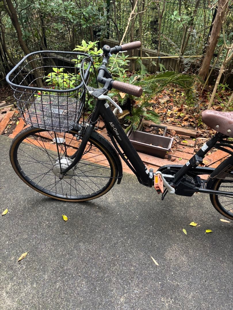 電動アシスト自転車 チャイルドシート付き ブラック