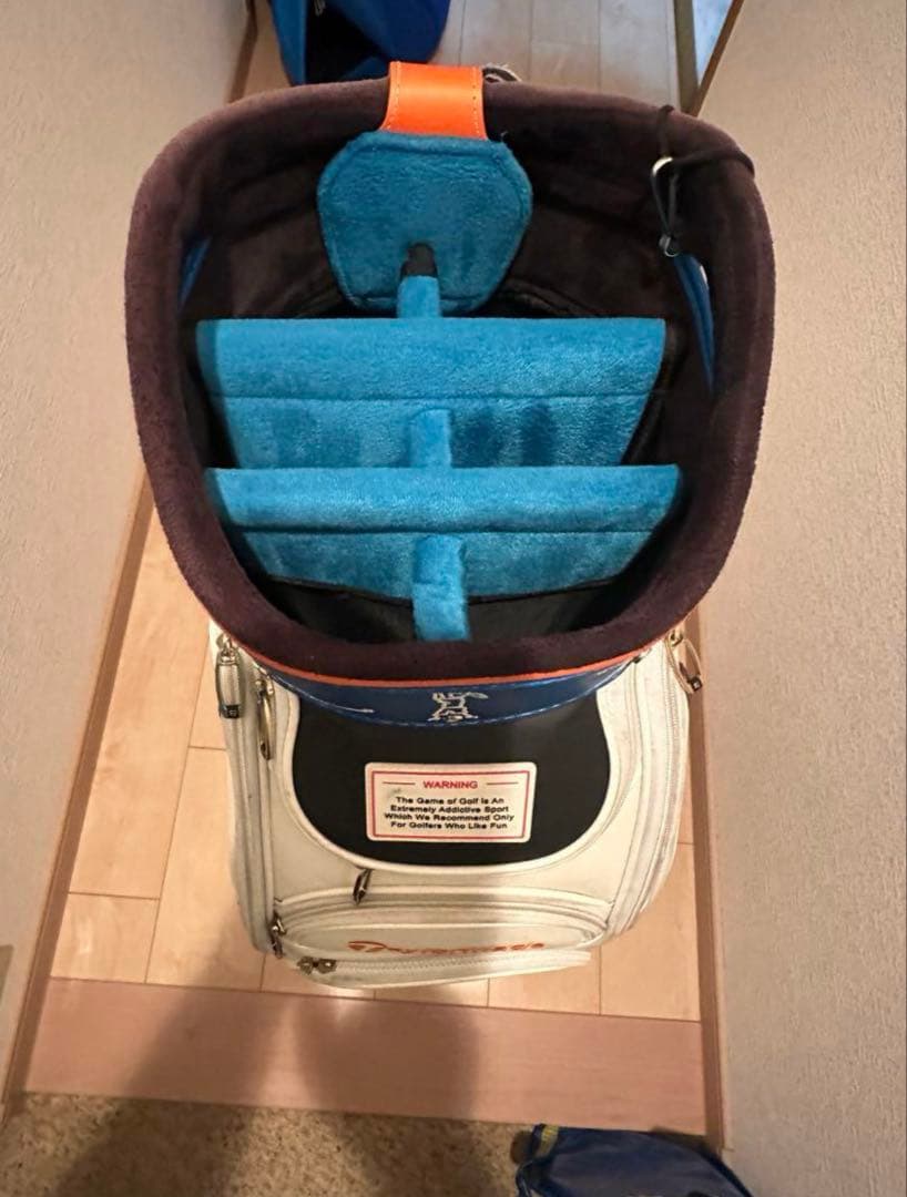 TaylorMade ツアーキャディバッグ 青/白