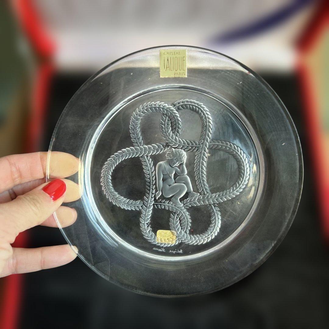 Lalique クリスタルガラス プレート4/6