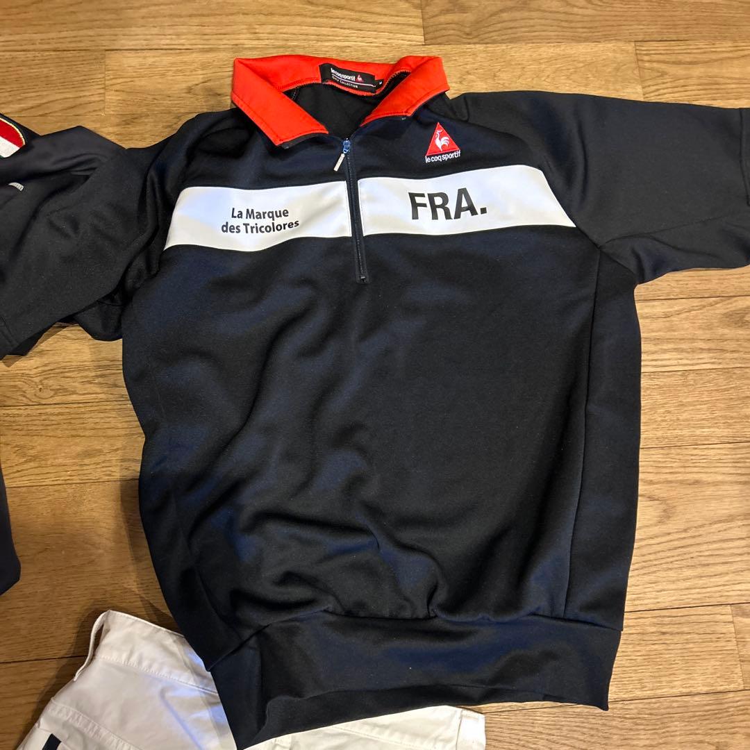 バラバラ、メンズゴルフウェアセット（ホワイト/ブラック/ネイビー）