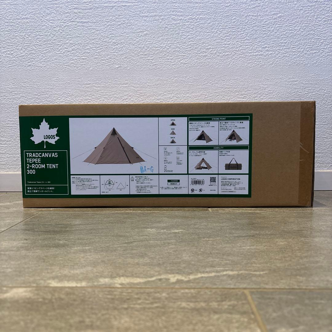 テント・タープ LOGOS TRADCANVAS TEPEE 2-ROOM TENT 300