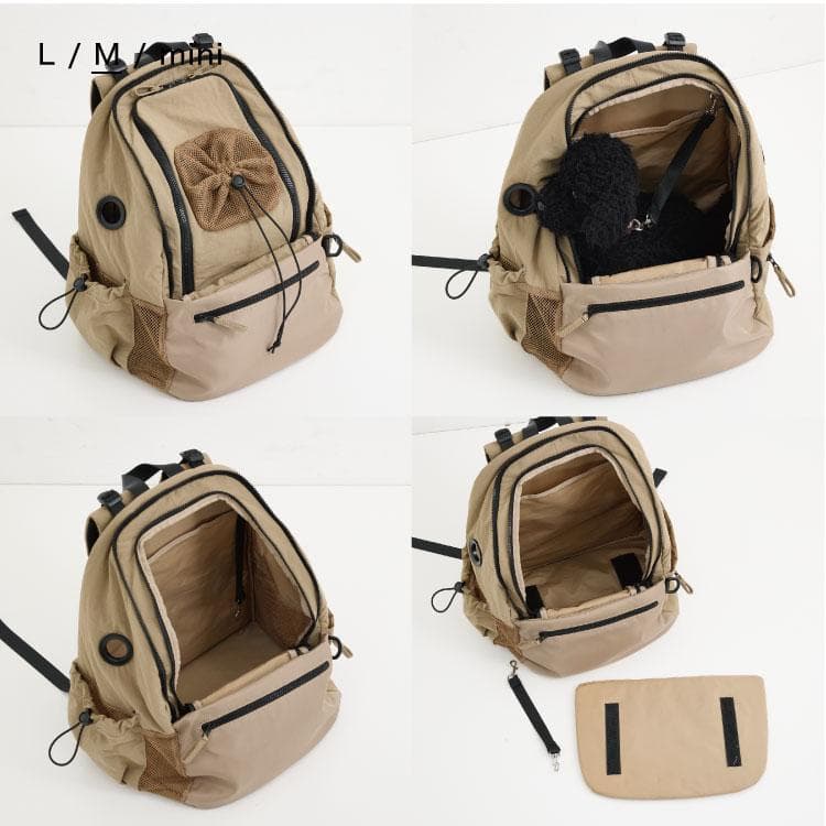 【新品】未使用 MATIE ペットリュック Mサイズ 犬用 ブラック