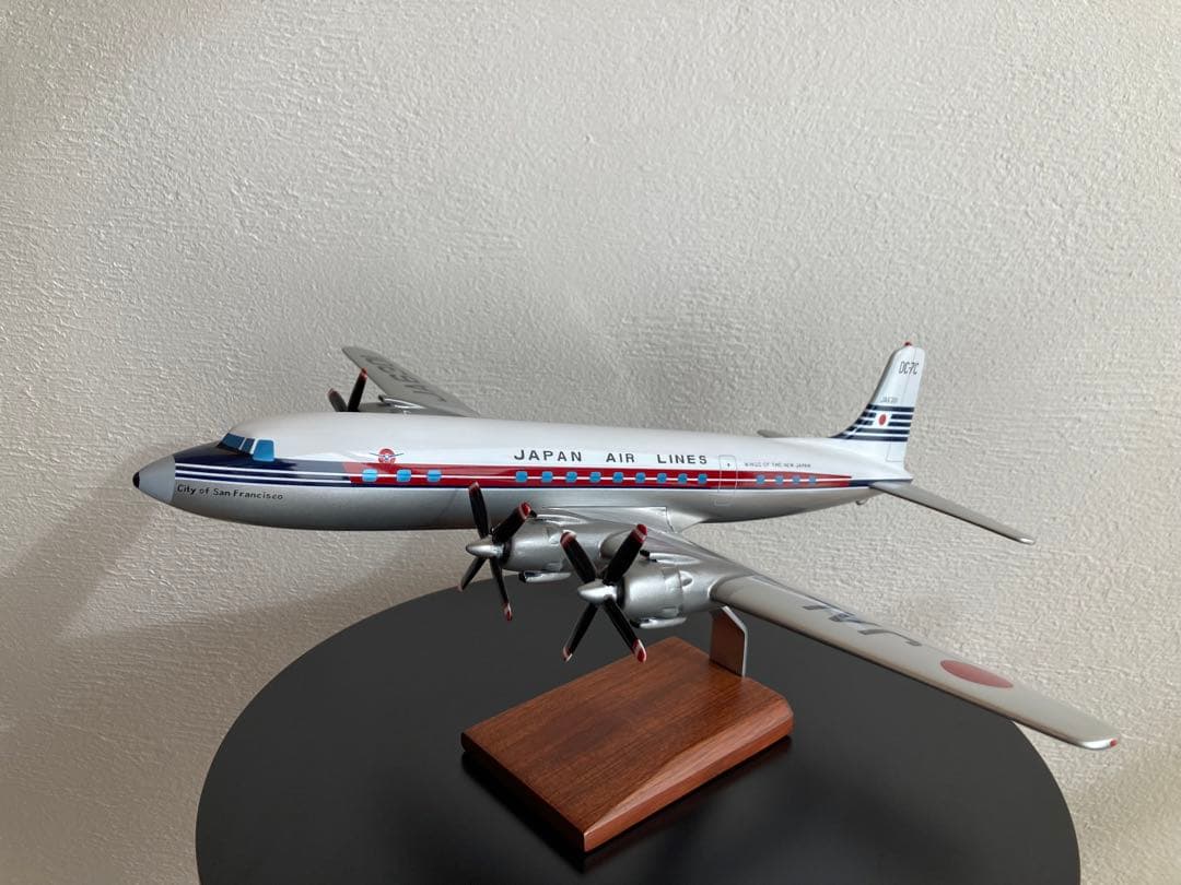 【超レア】WING CLUB JAL DC-7C 1/72デスクトップモデル
