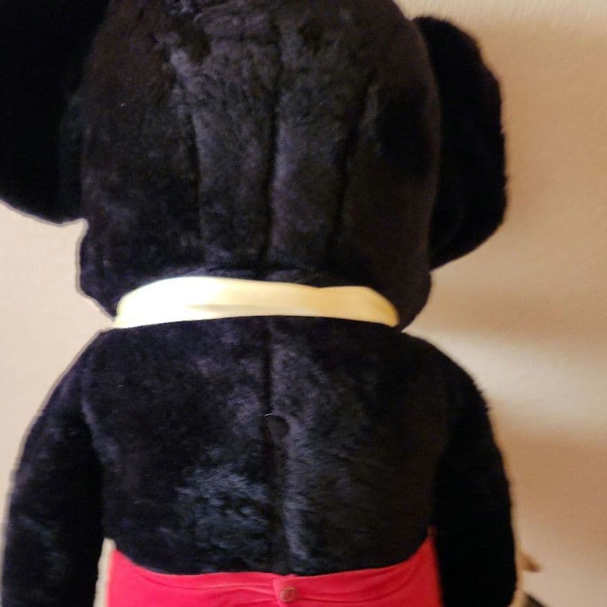 ヴィンテージミッキーマウスぬいぐるみ　特大サイズ　アメリカ製 手作りぬいぐるみ