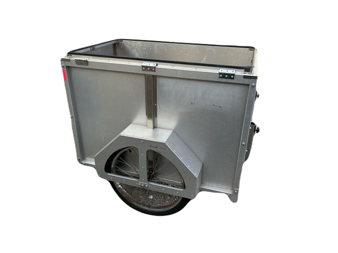 国産リヤカー　自転車牽引