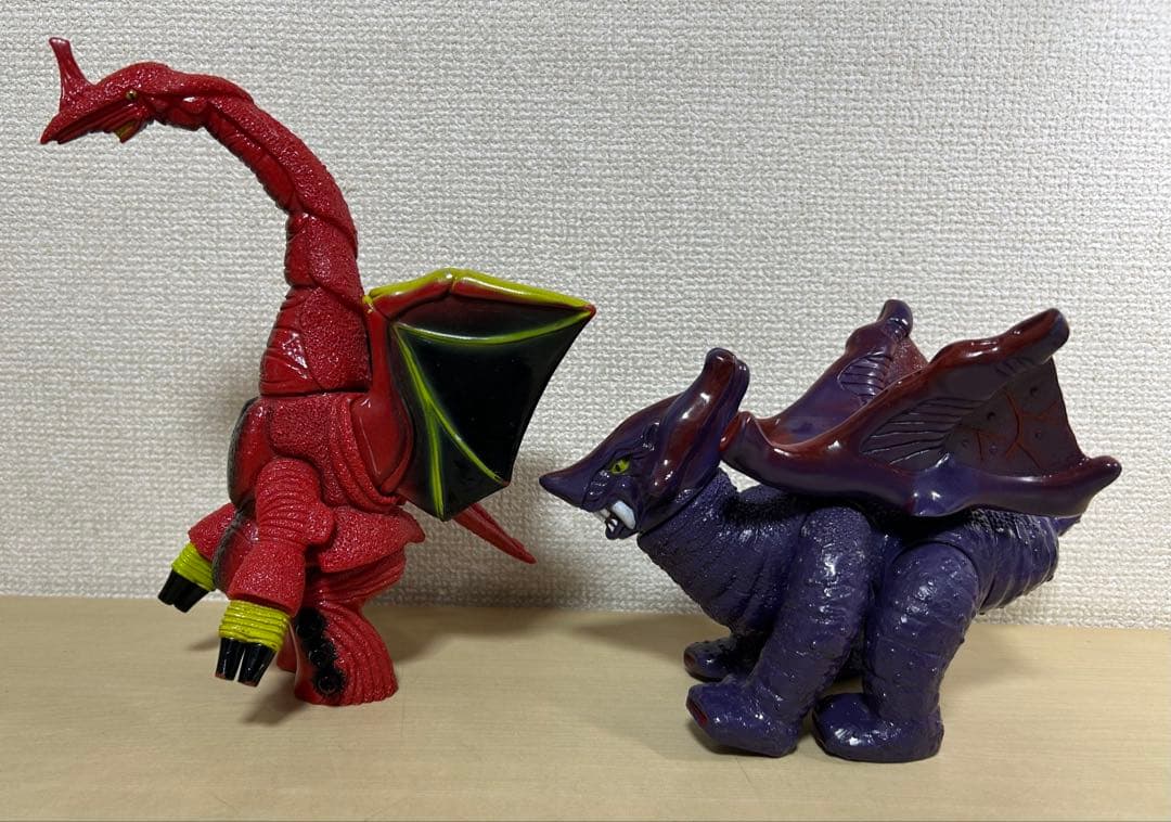 グレートモンスターシリーズ　ソフビ　フィギュア　バランガス　シラリー　2種