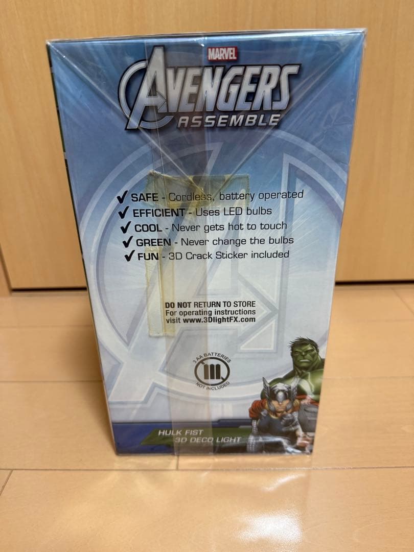 3D デコライト / マーベル： ハルク フィスト