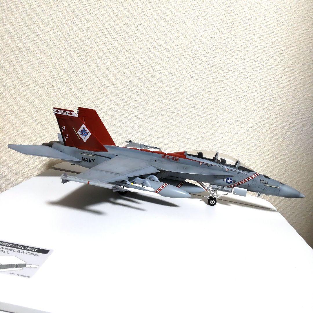 戦闘機プラモデル完成品ハセガワ1/48F-18スーパーホーネット
