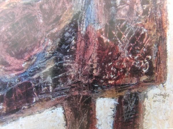 Jean Dubuffet、LE SOUPER RICHE、画集画、新品額装付