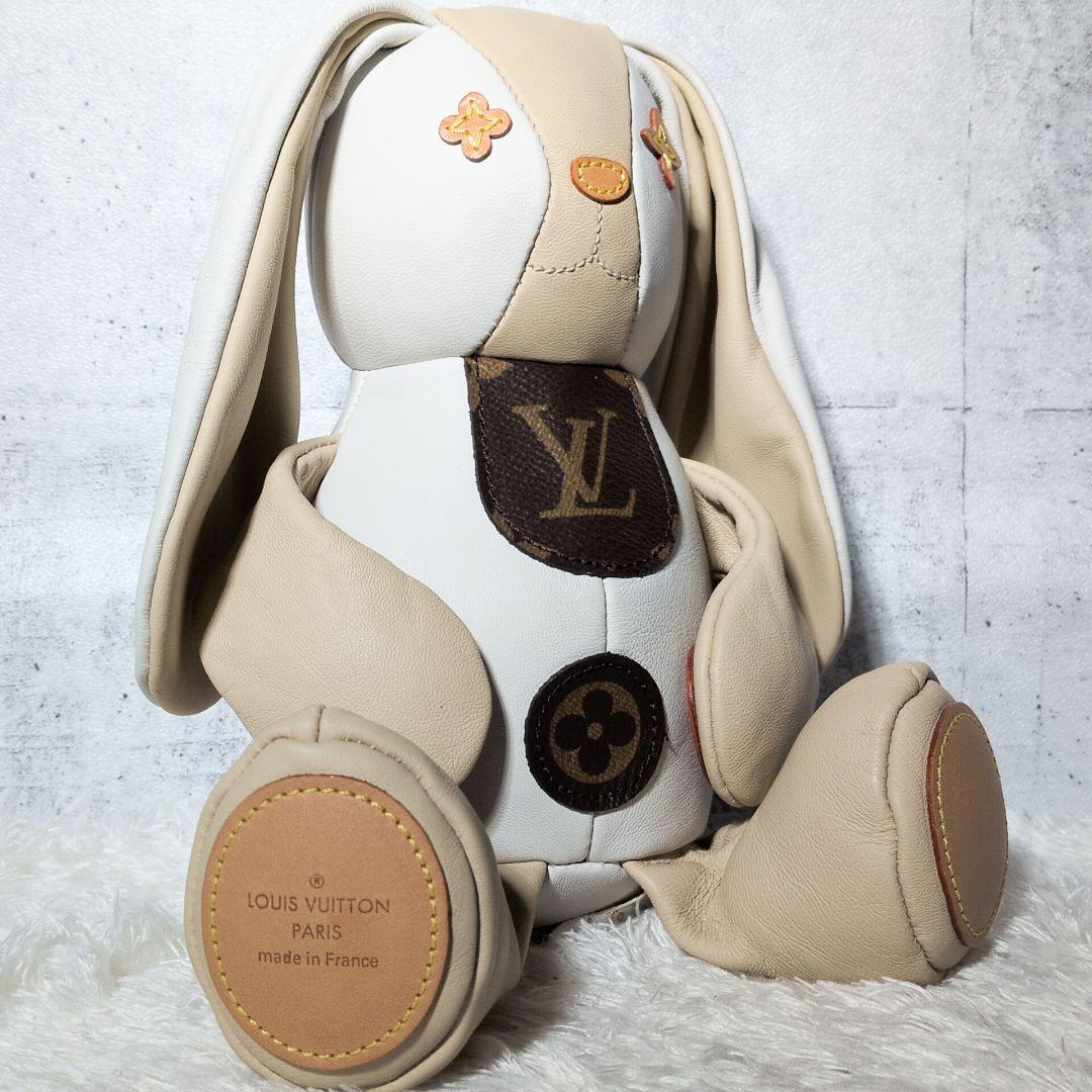 【極美品 希少】ルイヴィトン　ドゥドゥ　ルイス　うさぎ　ぬいぐるみ　モノグラム