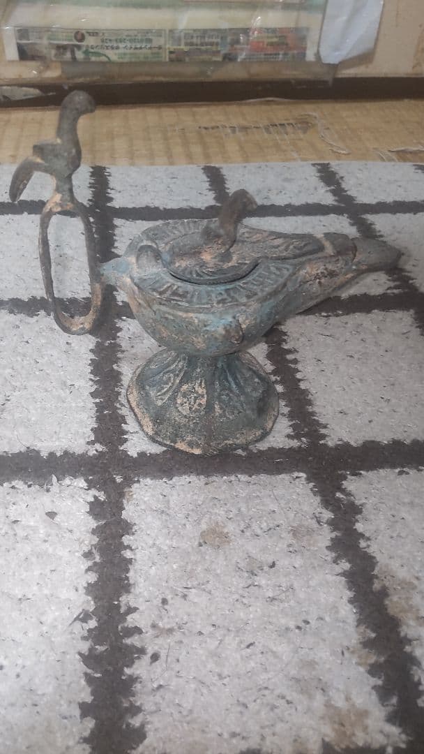 【博物館級】アンティーク 中世 イスラム ブロンズ オイルランプ