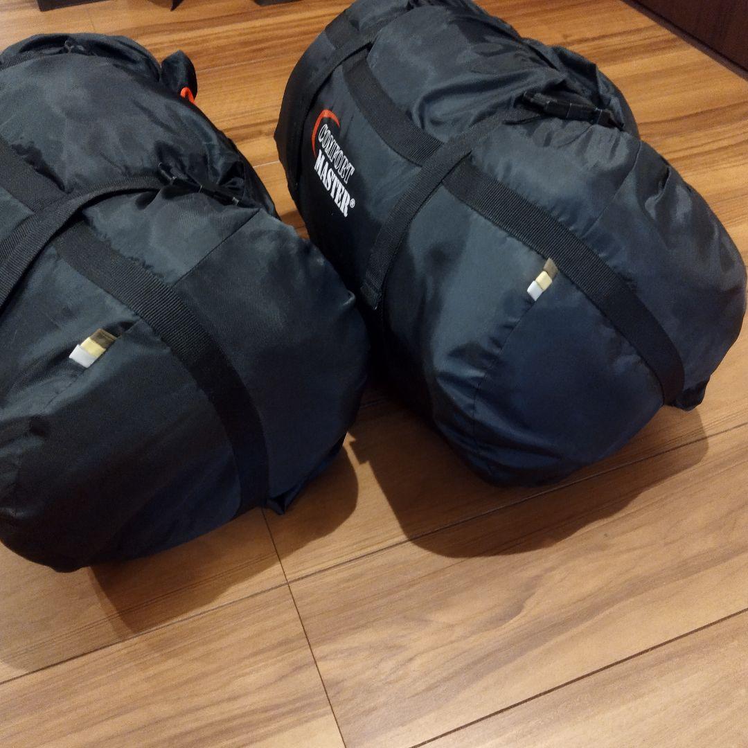 ２個セット最高峰コールマン コンフォートマスター スリーピングバッグ　寝袋