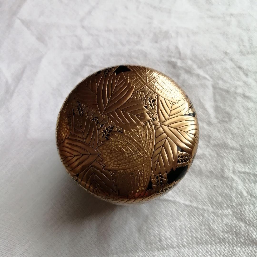 大棗　一后一兆作　桐蒔絵　鵬雲斎の花押付き