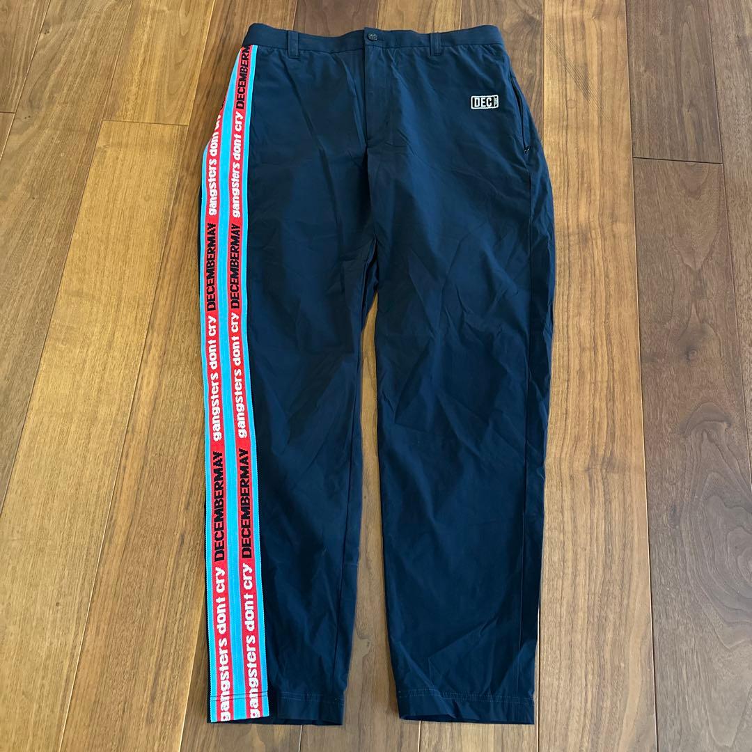 DECEMBERMAY ストレッチテーパードパンツ サイズL