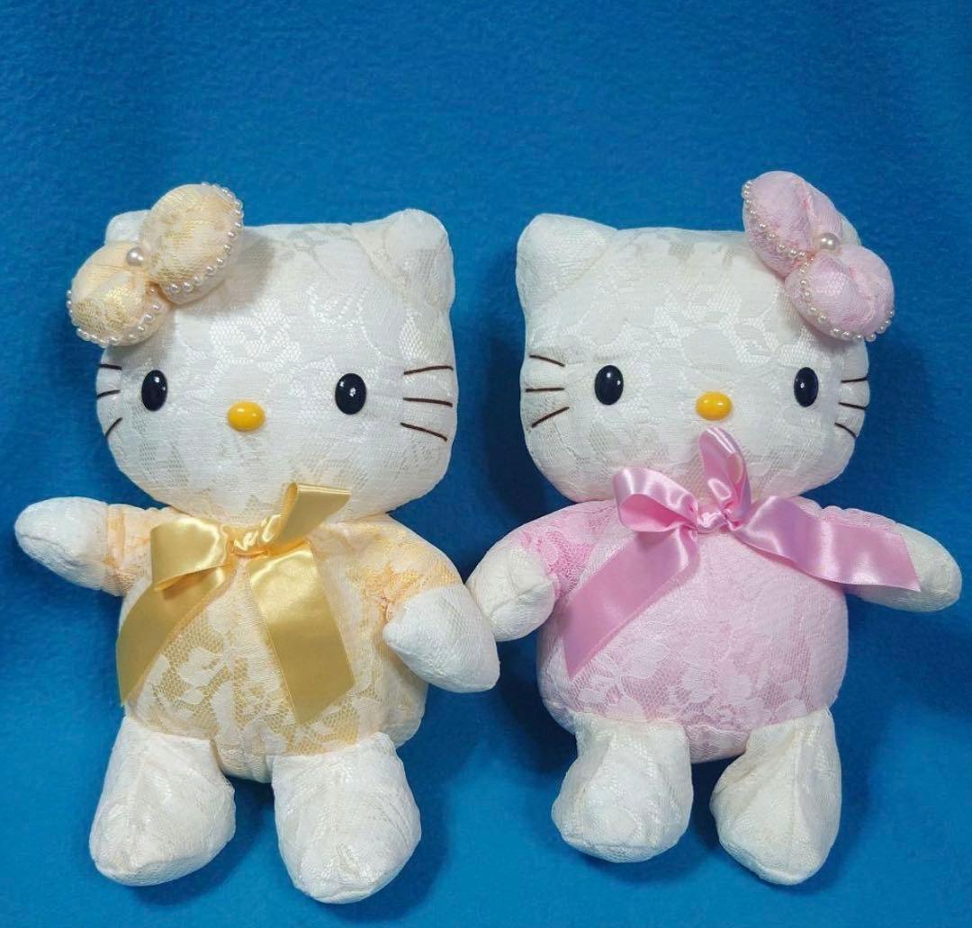 超激レア☆阪急百貨店限定☆キティ＆ミミイ in バスケット☆1999