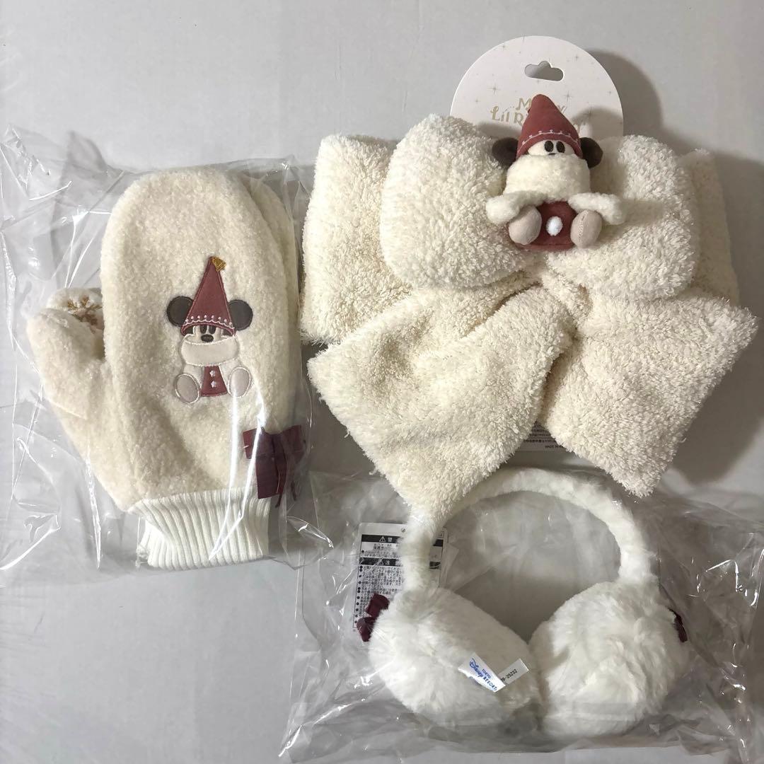 ディズニー クリスマス 2025 マフラー ミトン イヤーマフ リルリンリン