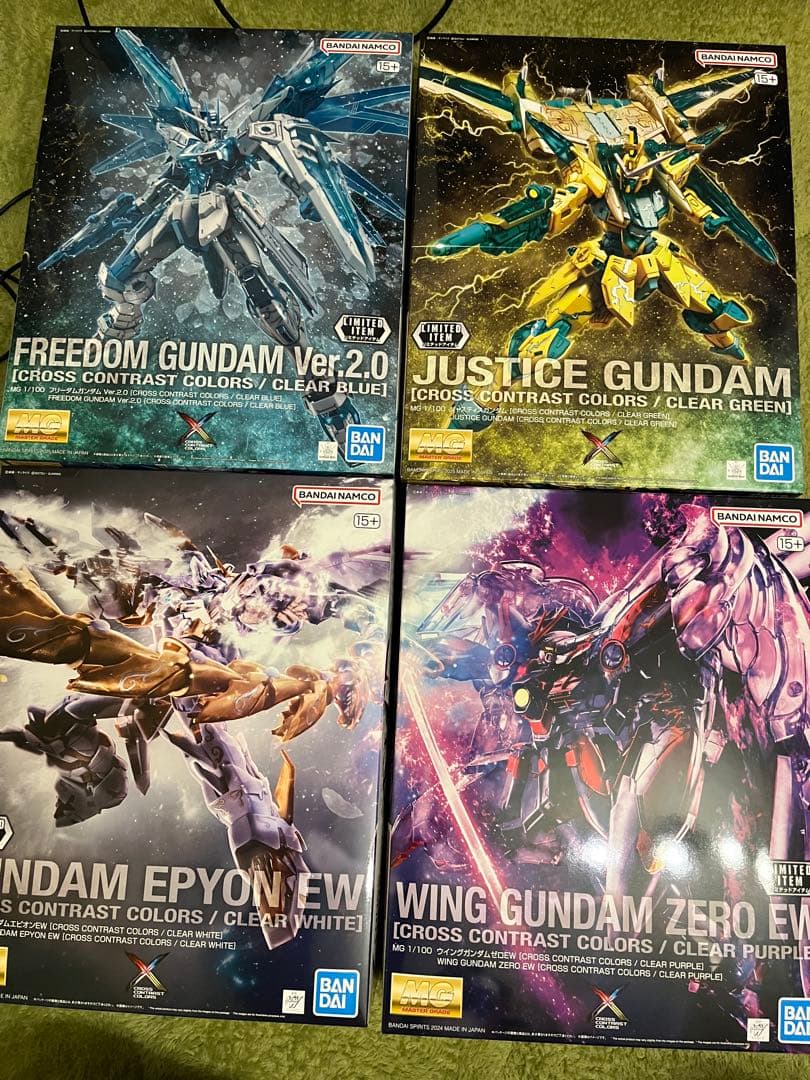 CROSS CONTRAST COLORSガンプラ 4体セット