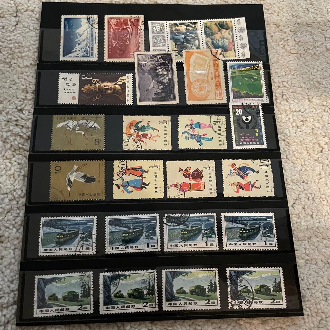 中国切手　使用済み　色々まとめ売り