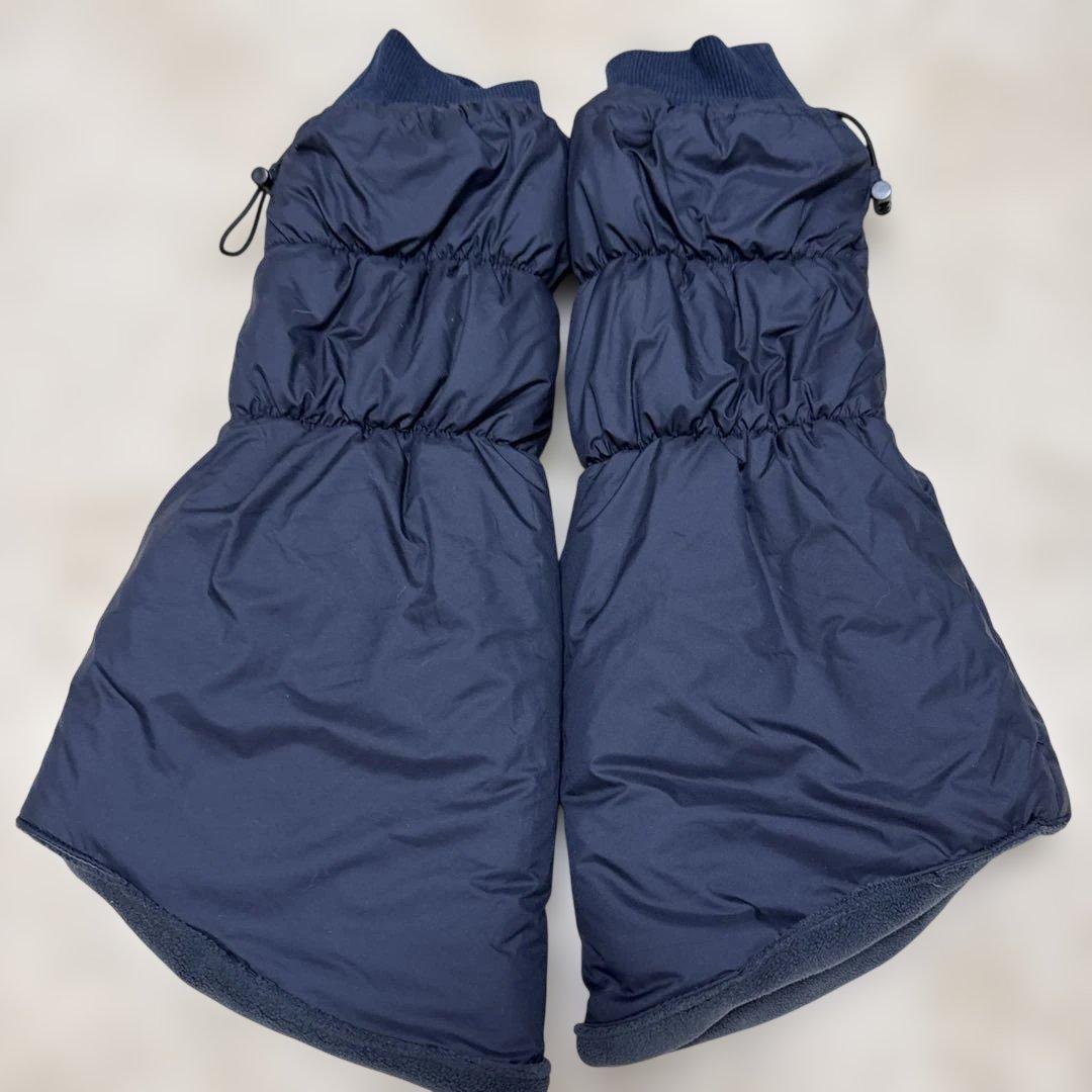 新品　and per se レッグウォーマー　紺