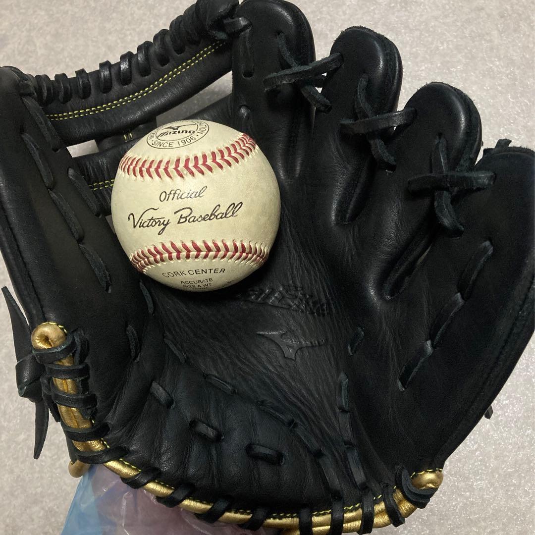 ミズノ グローバルエリート 硬式 軟式 野球 グローブ トレーニンググローブ美品