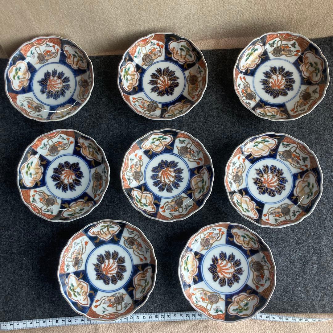 古伊万里　なます皿　８枚 価格変更