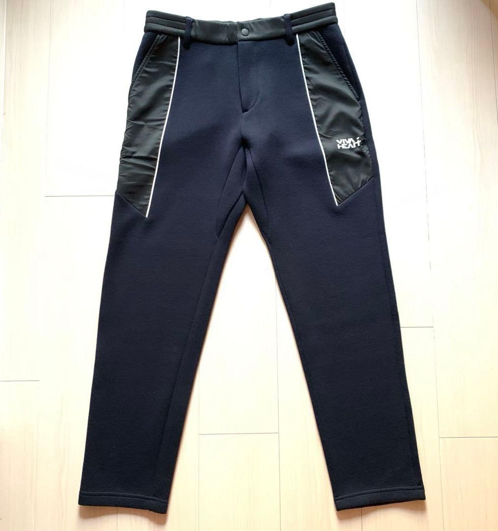 【美品】VIVA HEART ダンボールニット切り替えパンツ ゴルフウェア