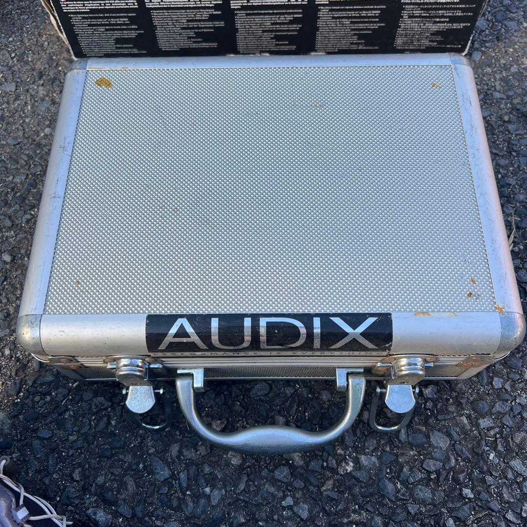 AUDIX f10 f12 マイク 4本セット　ジェラルミンケース付き