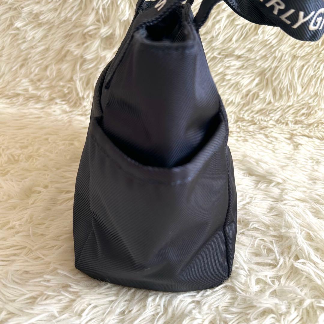 パーリーゲイツ 定番 近年モデル カートバッグ ネイビー 紺 ロゴ ニコちゃん