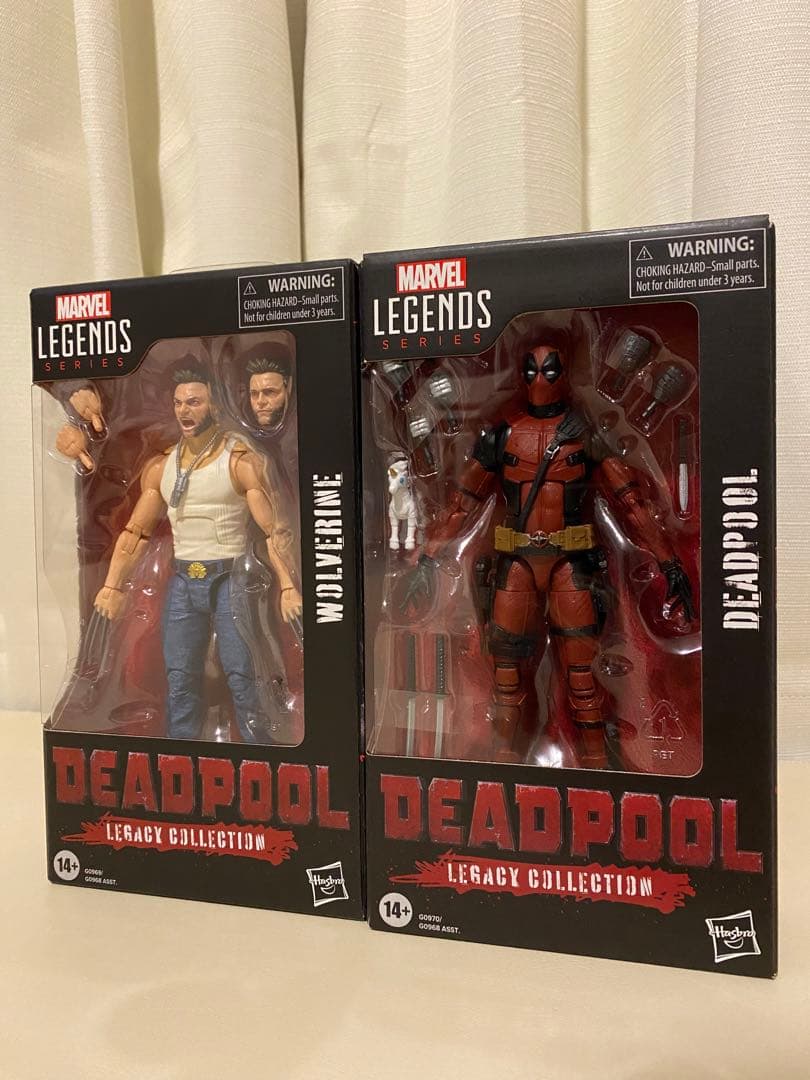 マーベルレジェンド　デッドプール　ウルヴァリン　ローガン　ハズブロ　X-MEN