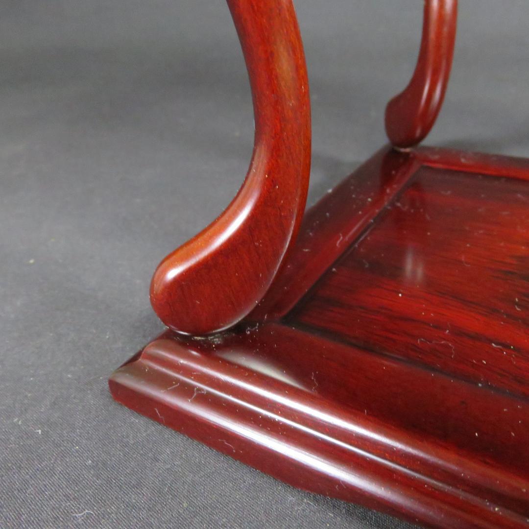 花台 ミニ高台 紫檀 美品 一部分解可能 木製 高級品