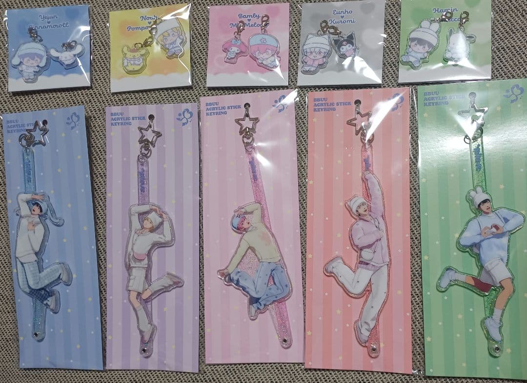 PLAVE BBUU MD アクリルスティック キーリング アクスタ 10点