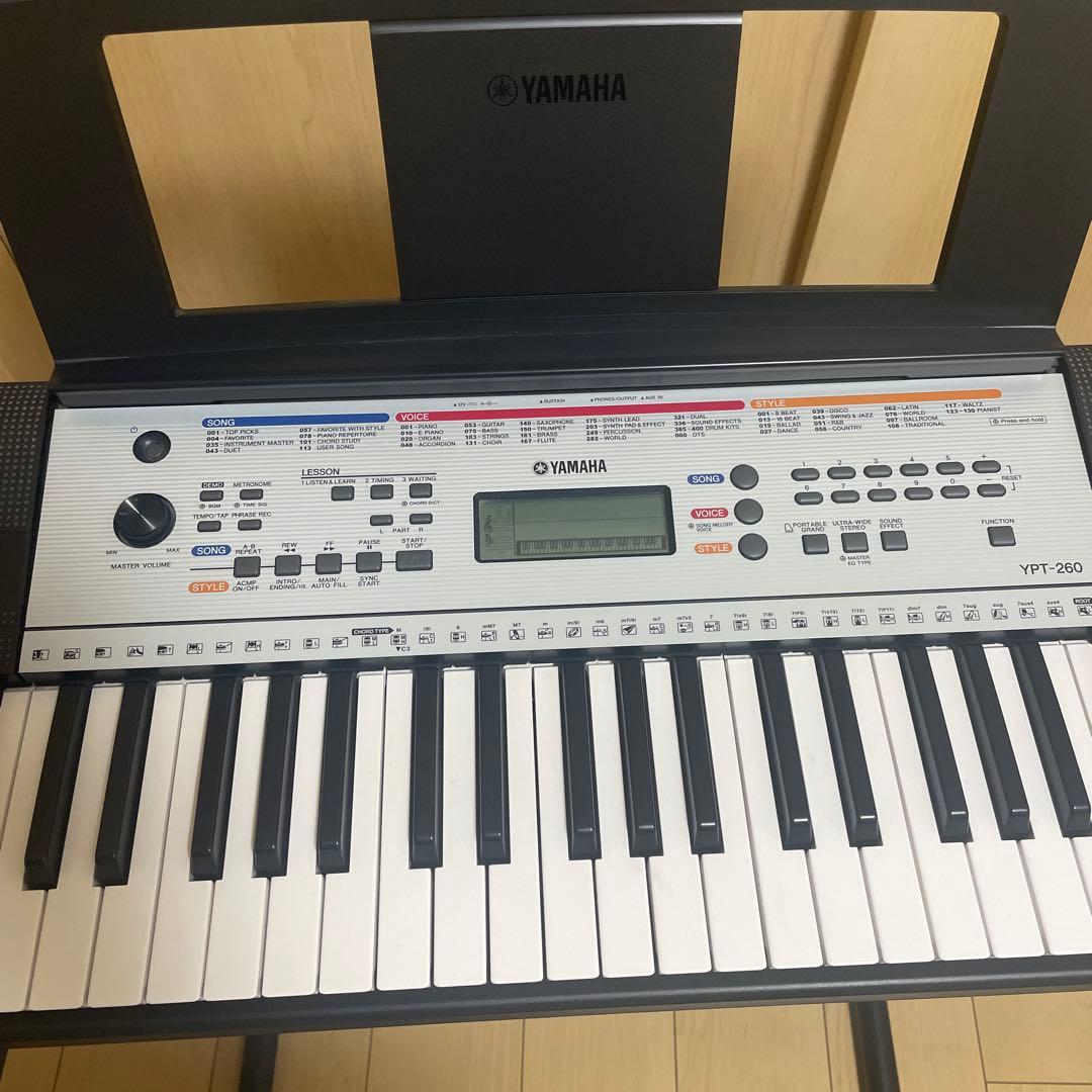 Yamaha 61鍵キーボード　ヨーロッパ　ピアノス電子ピアノ　スタンドセット