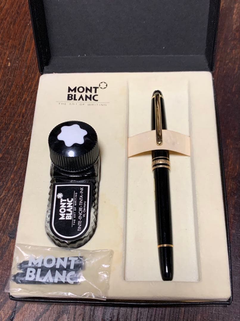 新品当時物　Mont Blanc 万年筆 インク瓶 セット　オールド