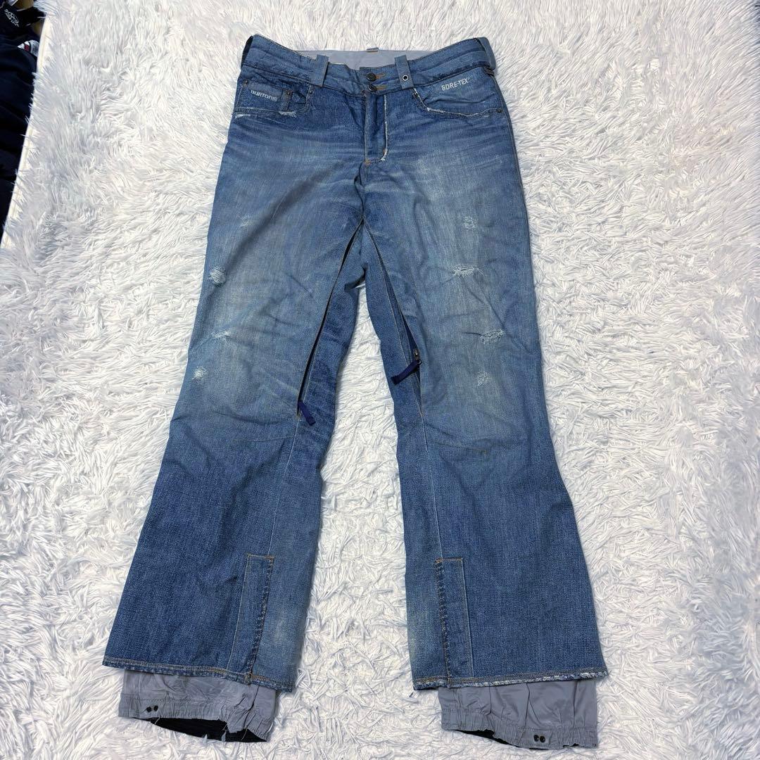 最高峰 バートン デニム パンツ スノボ ゴアテックス 防水 スノボパンツ