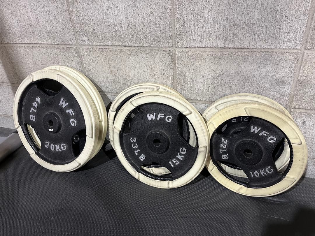 ウエイトプレートセット 20KG 15KG 10KG 各2枚