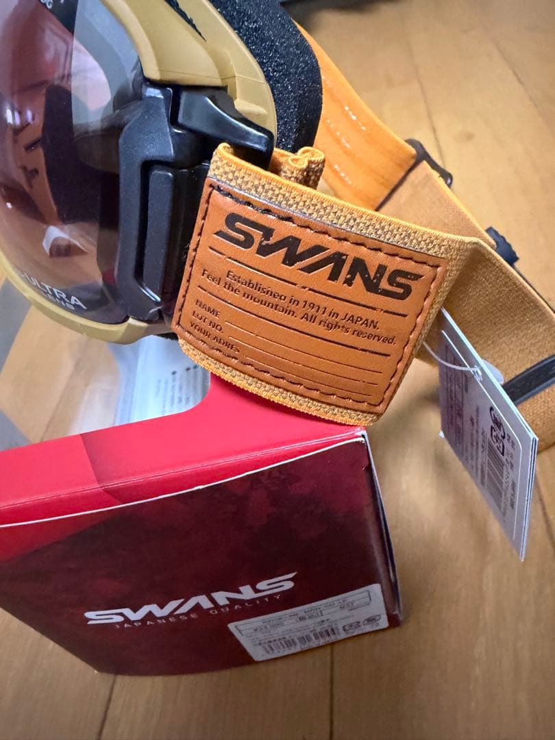 SWANS XTRA ゴーグル ゴールド