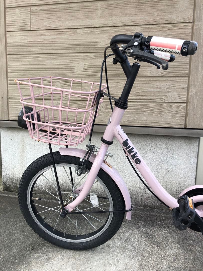 【直接渡し】ブリヂストン bikke 幼児用自転車 ピンク　16インチ