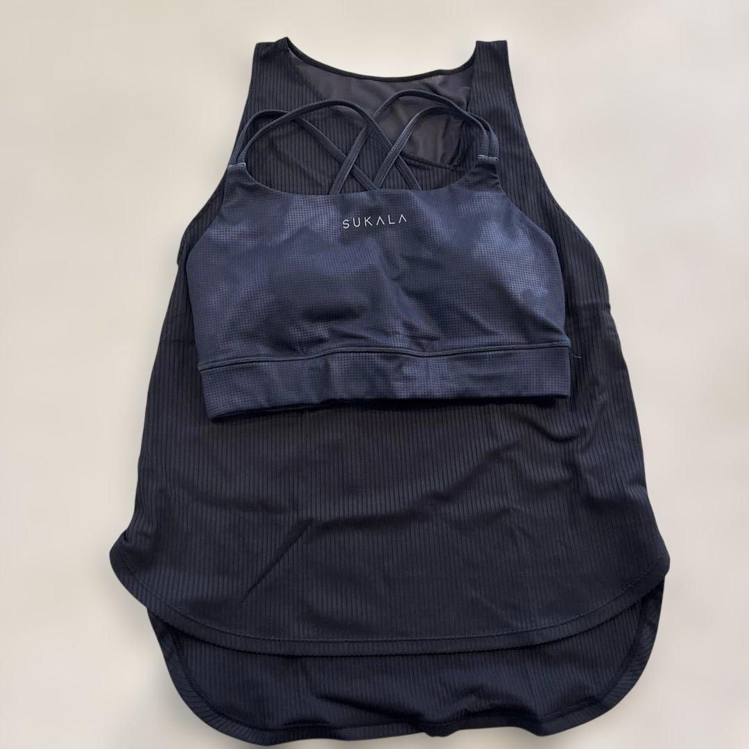 SUKALA ヨガウェア タンクトップとブラトップセット