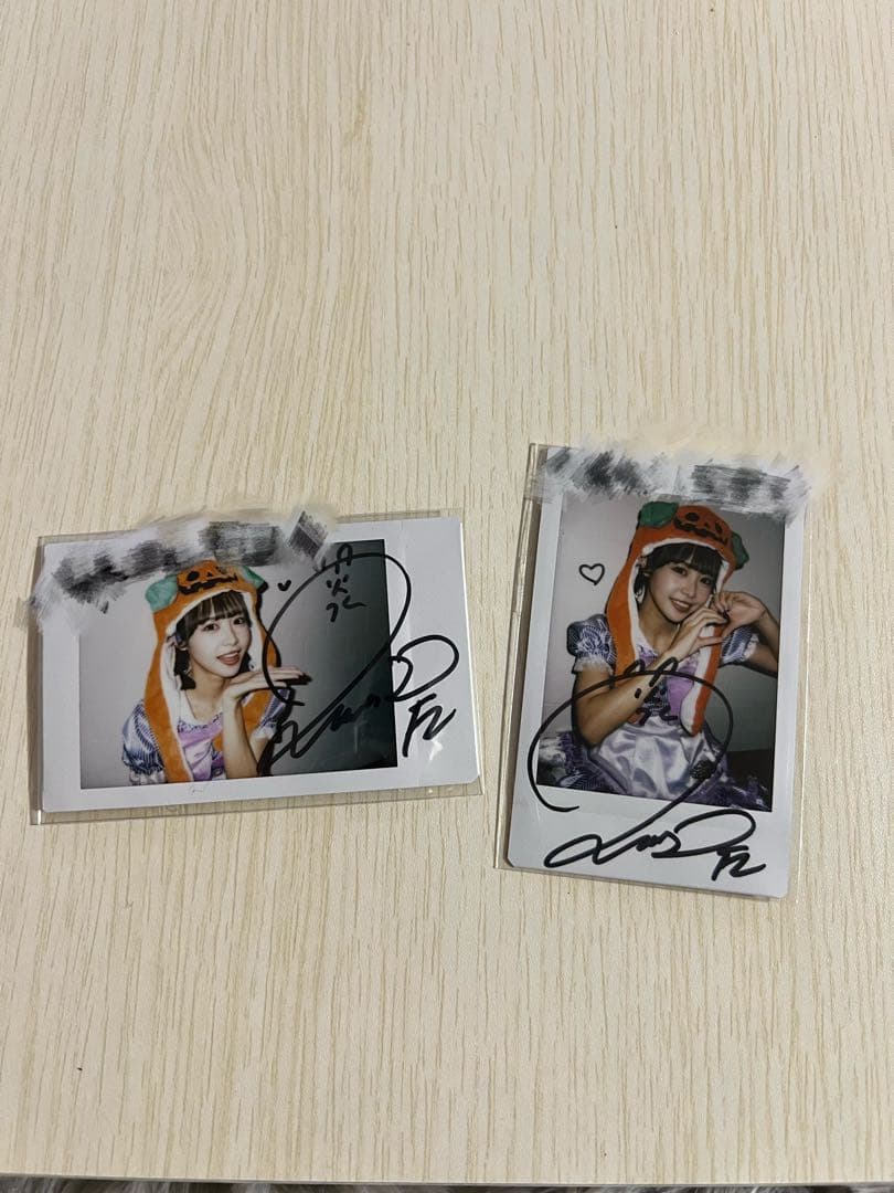 FRUITS ZIPPER 仲川瑠夏　オン特サイン入りチェキ2枚セット