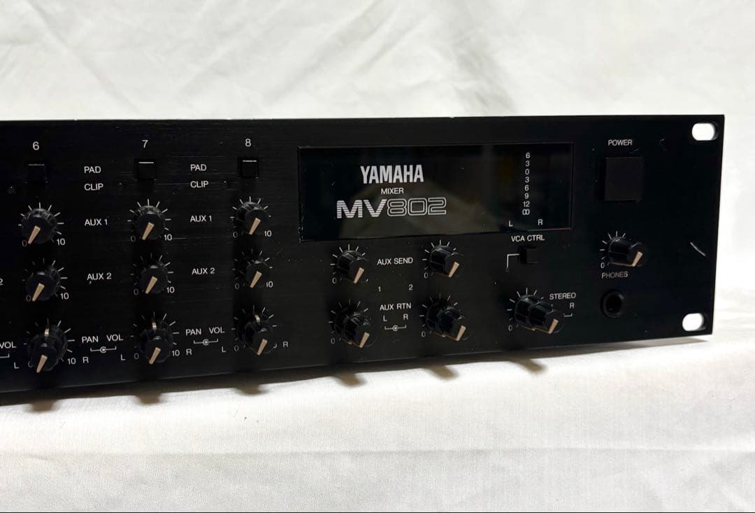 YAMAHA ラック式アナログミキサー MV802