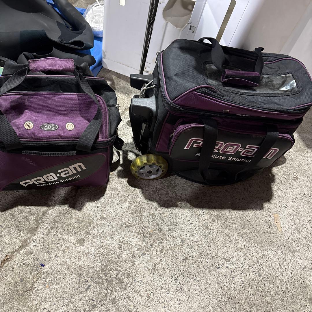 ABS ボーリング キャリーバッグ PRO-am 3way 2球