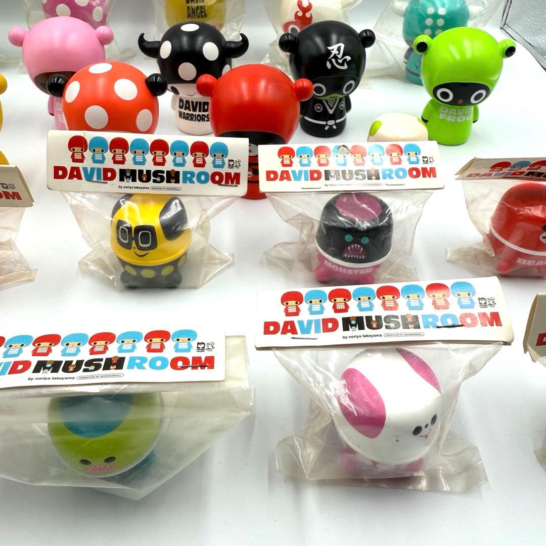 DAVID MUSH ROOM タケヤマノリヤ ソフビ 24体セット
