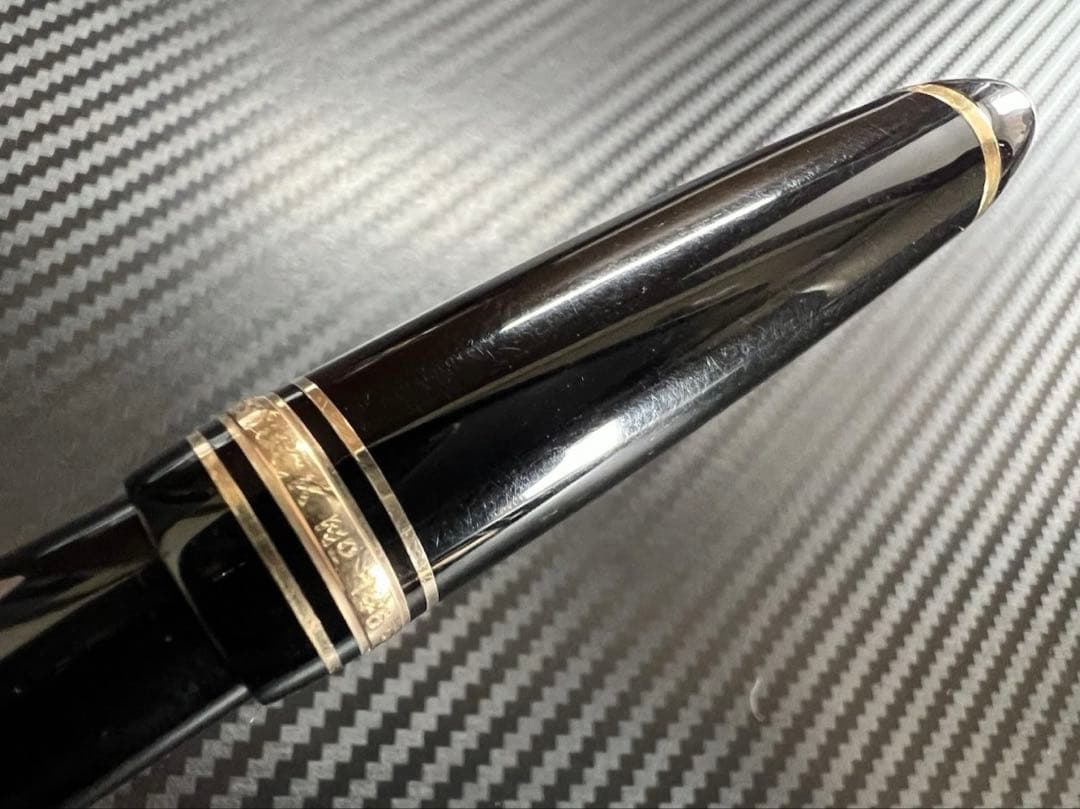 美品 モンブラン マイスターシュテュック 146 14C 全金 EF 万年筆
